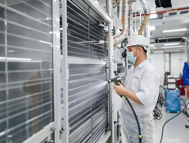 Professional AC coil cleaning by Marblehead Air Duct Cleaning in Marblehead