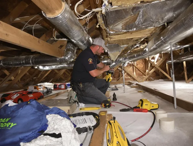 Professional air duct repair by Marblehead Air Duct Cleaning in Marblehead