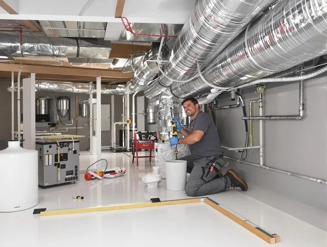 Professional duct sealing service by Marblehead Air Duct Cleaning in Marblehead