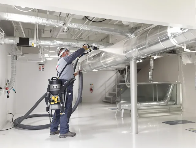Professional central duct cleaning by Marblehead Air Duct Cleaning in Marblehead