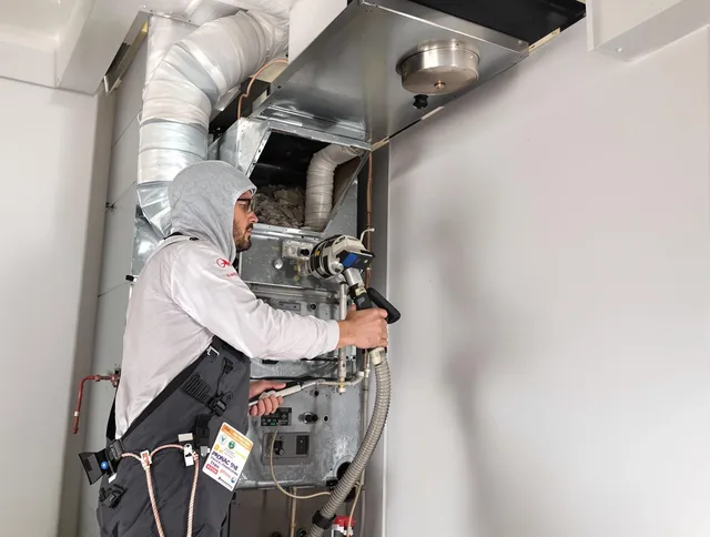 Expert furnace duct cleaning by Marblehead Air Duct Cleaning in Marblehead