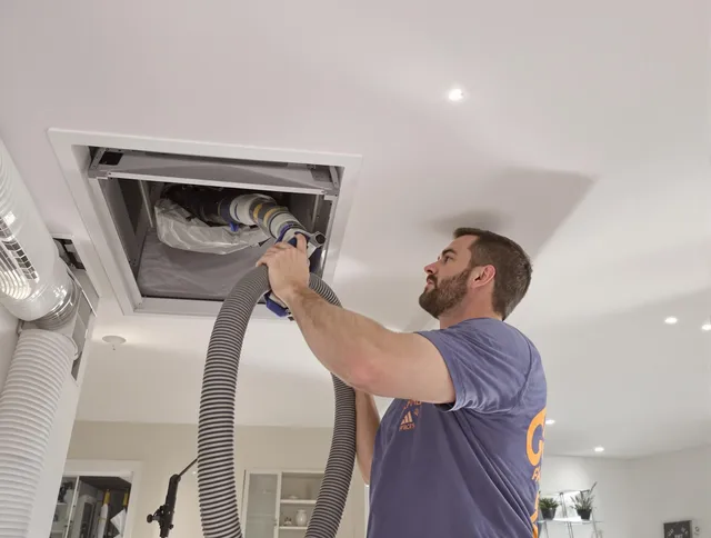 Precision indoor duct cleaning by Marblehead Air Duct Cleaning in Marblehead
